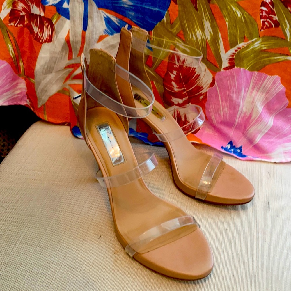 INC nude heels